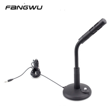 Flexible Stand Gooseneck Mic Microphone For Computer